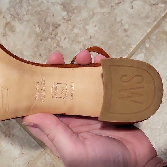 Stuart Weitzman suede sandals - Picture 4 of 5